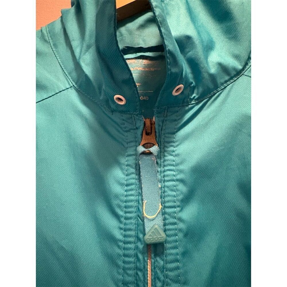 Adidas Women's Blue Climaproof Golf Jacket Size L Long Sleeve Casual - Picture 7 of 11